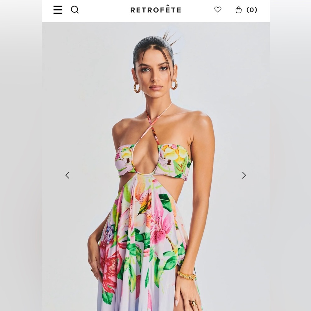 Retrofete Lora Long Dress XS